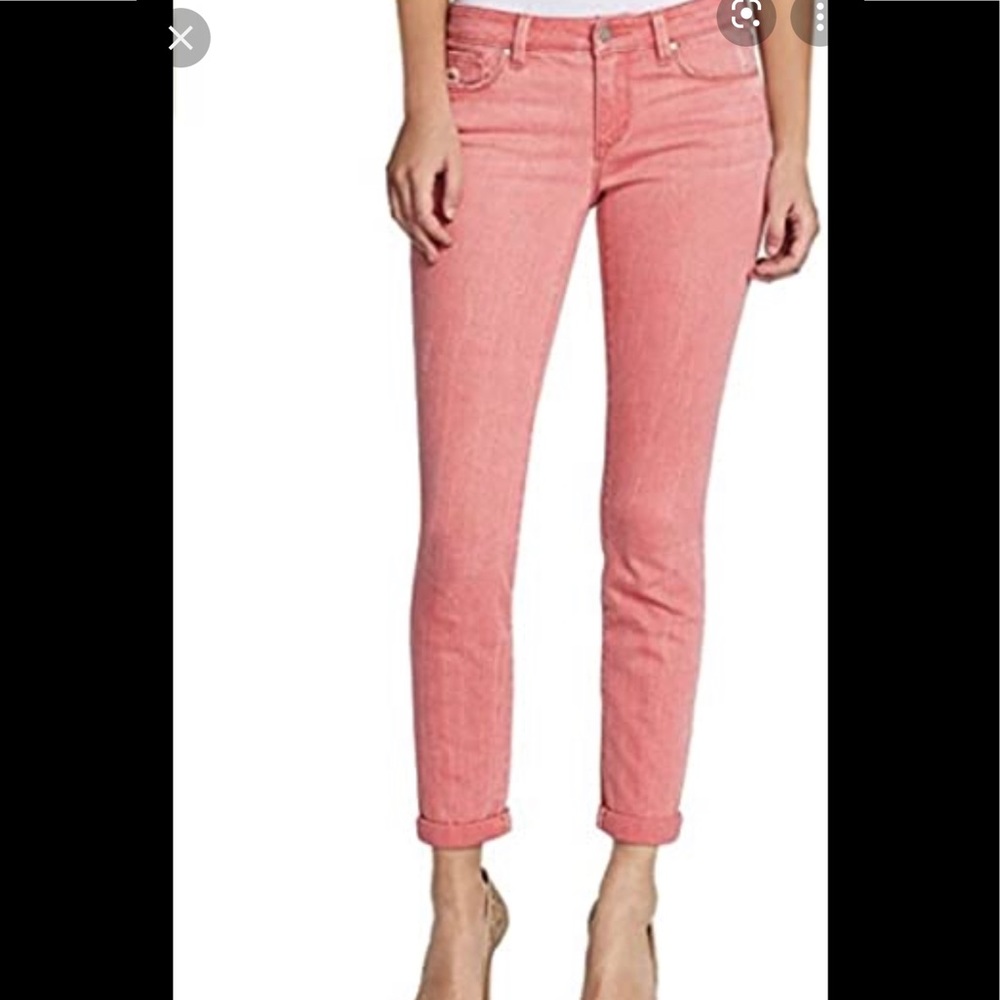 Two Jessica Simpson rolled cropped skinny jeans